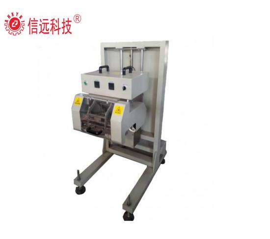 Folded bag heat sealing machine